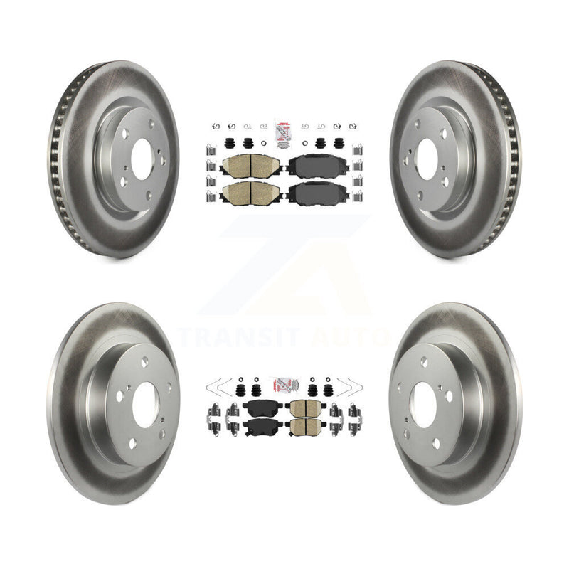 Transit Auto KGA-102627 Disc Brake Kit for 2011-2016 Scion tC - Front and Rear