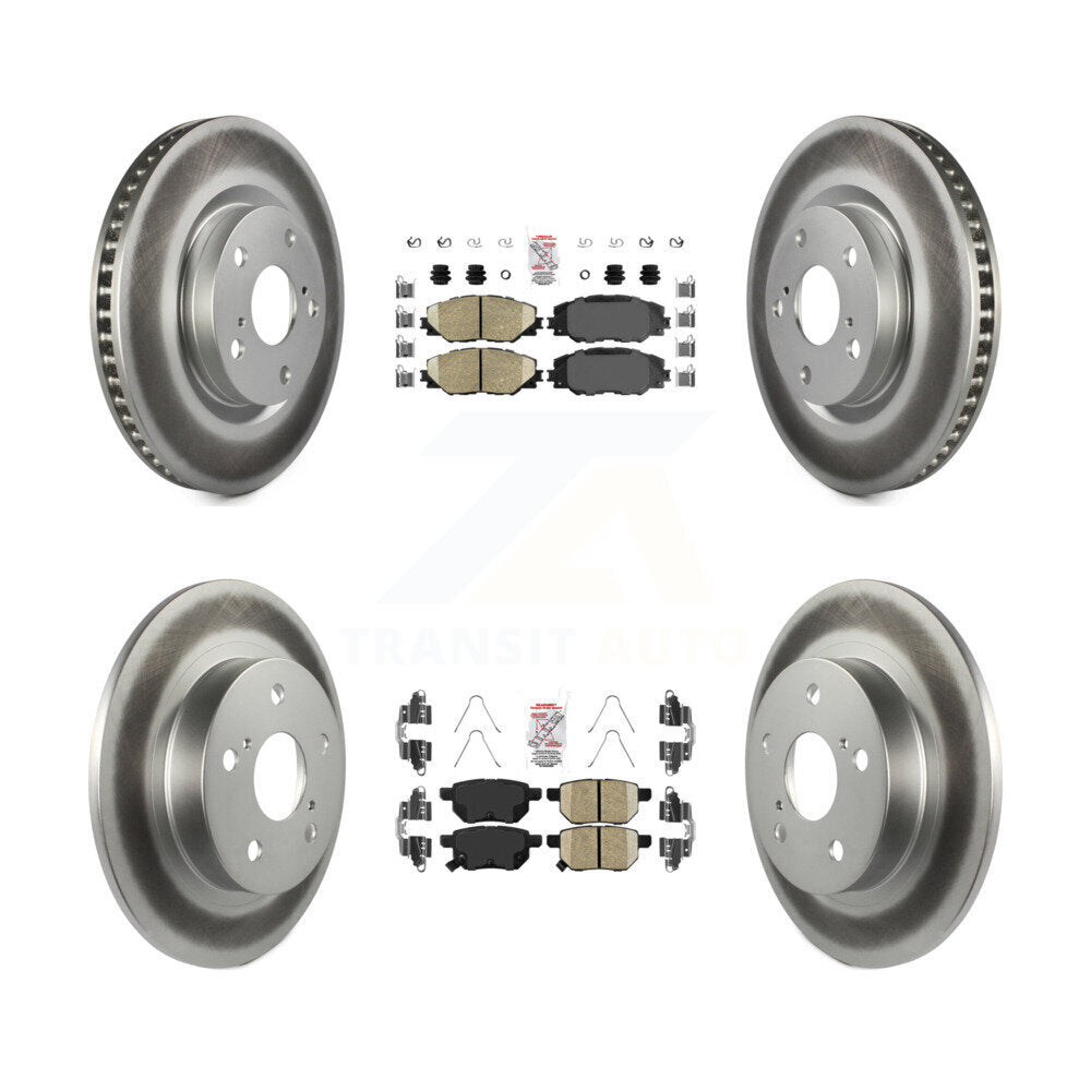 Transit Auto KGA-102628 Disc Brake Kit for 2011-2016 Scion tC - Front and Rear