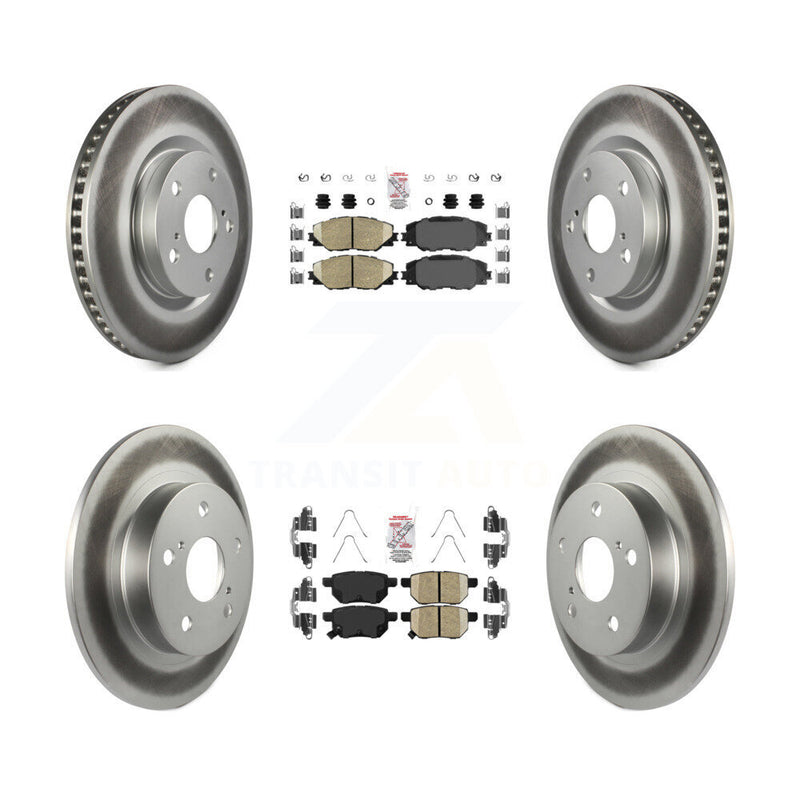 Transit Auto KGA-102628 Disc Brake Kit for 2011-2016 Scion tC - Front and Rear
