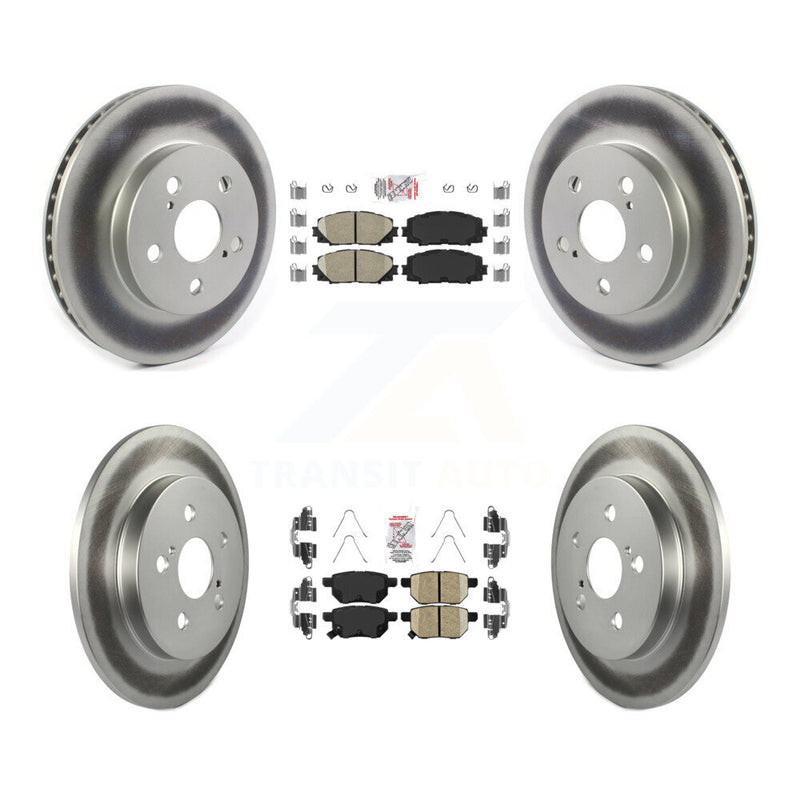 Transit Auto KGA-102632 Disc Brake Kit for 2016-2022 Toyota Corolla, Toyota Prius AWD-e and More - Front and Rear