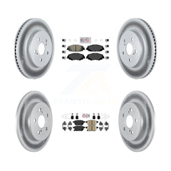 Transit Auto KGA-102634 Disc Brake Kit for 2019 Toyota Corolla - Front and Rear