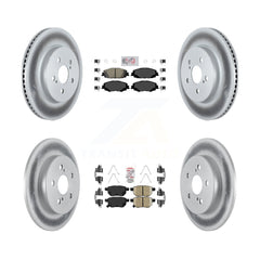Transit Auto KGA-102636 Disc Brake Kit for 2019 Toyota Corolla - Front and Rear
