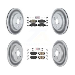 Transit Auto KGA-102638 Disc Brake Kit for 2019-2024 Toyota Corolla - Front and Rear