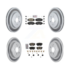 Transit Auto KGA-102640 Disc Brake Kit for 2019-2024 Toyota Corolla - Front and Rear