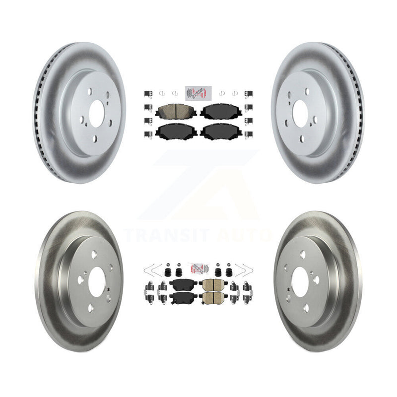 Transit Auto KGA-102641 Disc Brake Kit for 2020-2022 Toyota Corolla, Toyota Prius Prime - Front and Rear