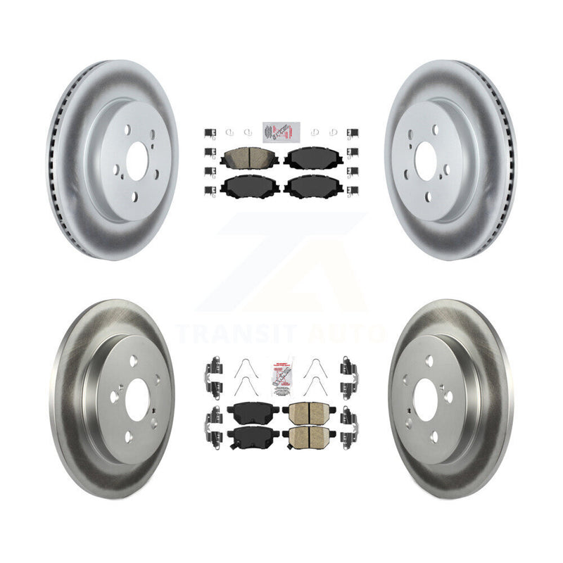 Transit Auto KGA-102642 Disc Brake Kit for 2020-2022 Toyota Corolla, Toyota Prius Prime - Front and Rear