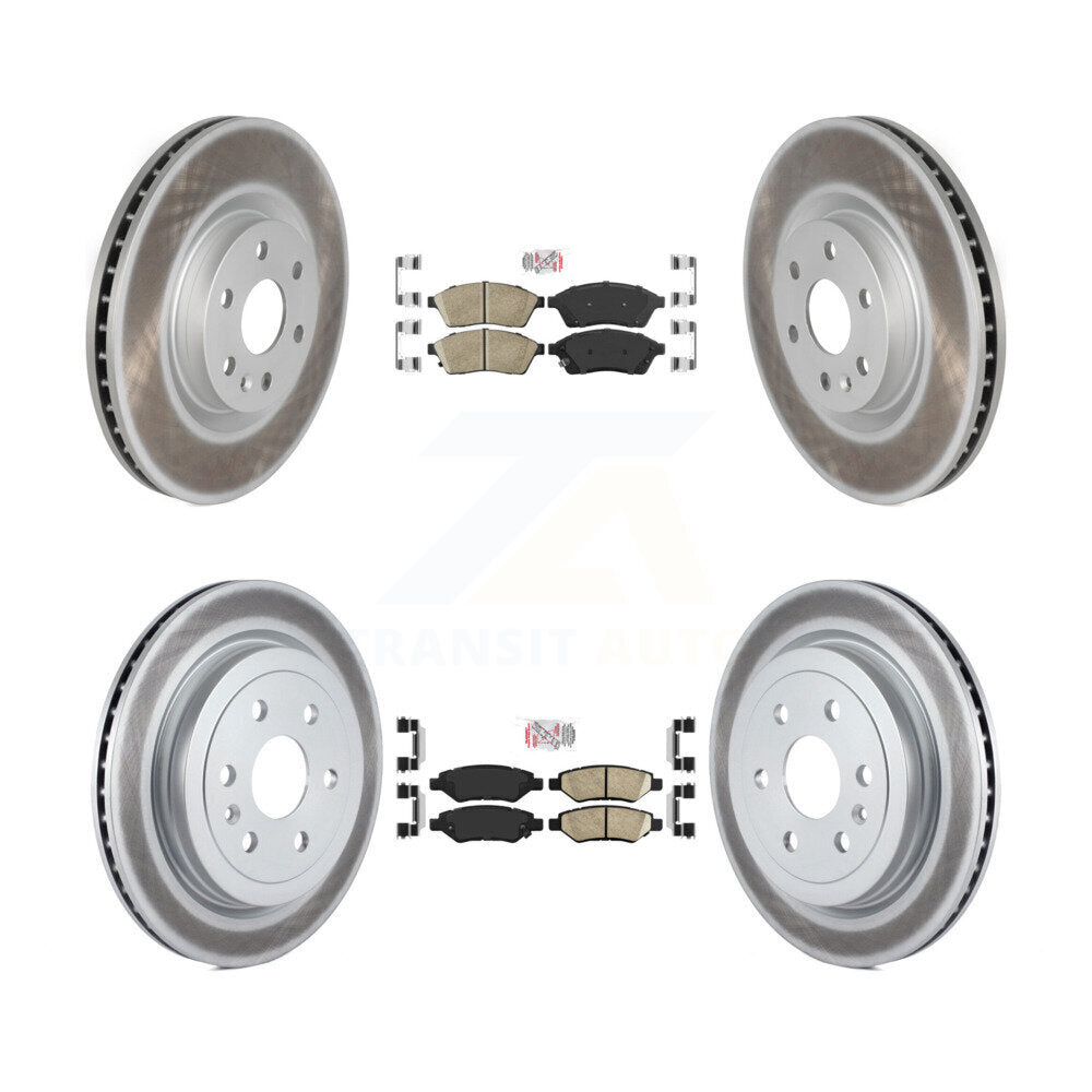 Transit Auto KGA-102643 Disc Brake Kit for 2010-2016 Saab 9-4X, Cadillac SRX - Front and Rear