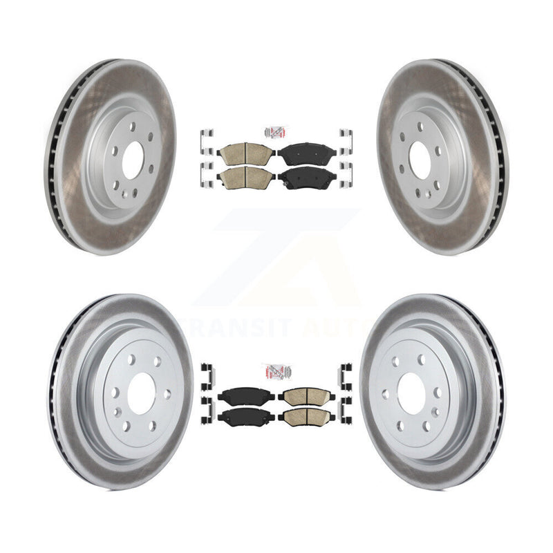 Transit Auto KGA-102643 Disc Brake Kit for 2010-2016 Saab 9-4X, Cadillac SRX - Front and Rear