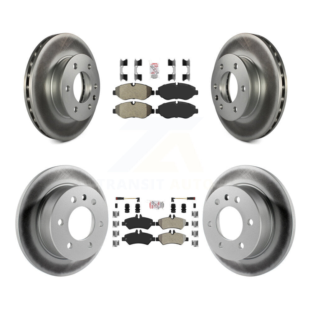 Transit Auto KGA-102644 Disc Brake Kit for 2007-2018 Mercedes-Benz Sprinter 2500, Dodge Sprinter 2500, Freightliner Sprinter 2500 - Front and Rear