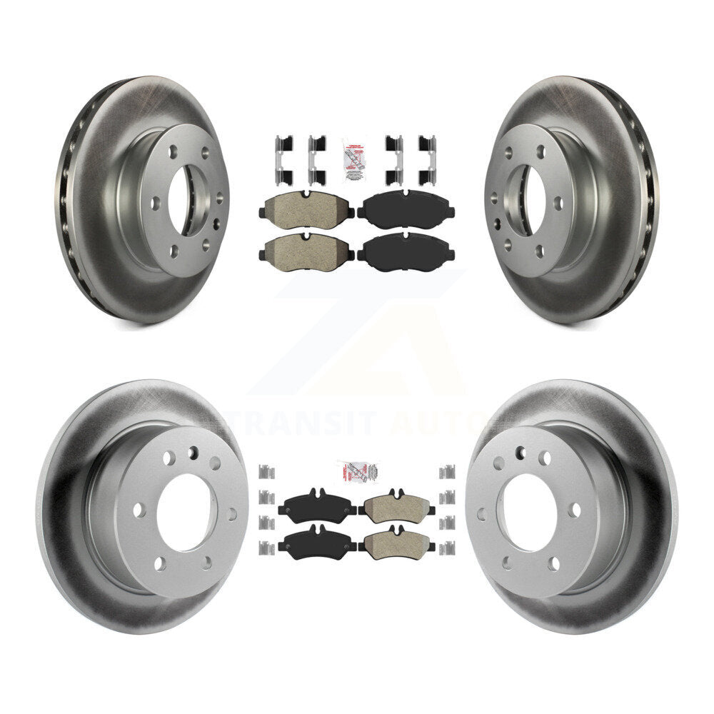 Transit Auto KGA-102646 Disc Brake Kit for 2007-2018 Mercedes-Benz Sprinter 2500, Dodge Sprinter 2500, Freightliner Sprinter 2500 - Front and Rear