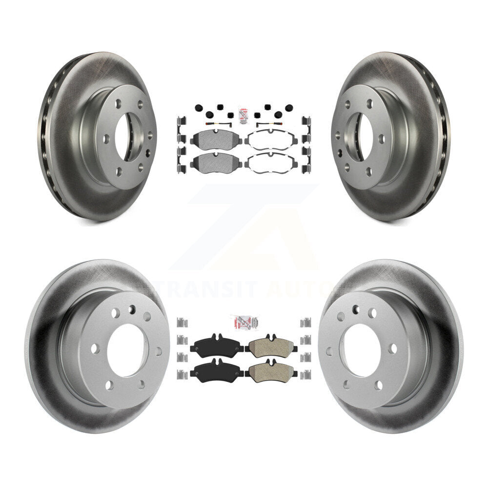 Transit Auto KGA-102647 Disc Brake Kit for 2007-2018 Mercedes-Benz Sprinter 2500, Dodge Sprinter 2500, Freightliner Sprinter 2500 - Front and Rear