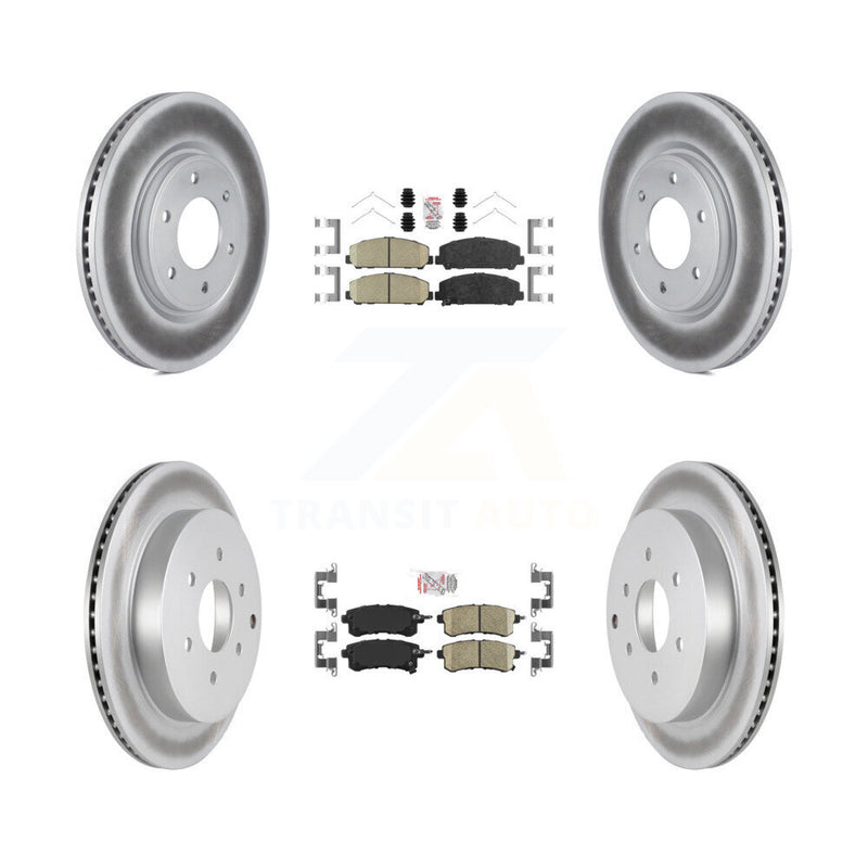 Transit Auto KGA-102648 Disc Brake Kit for 2011-2024 Nissan Armada, INFINITI QX80, INFINITI QX56 - Front and Rear