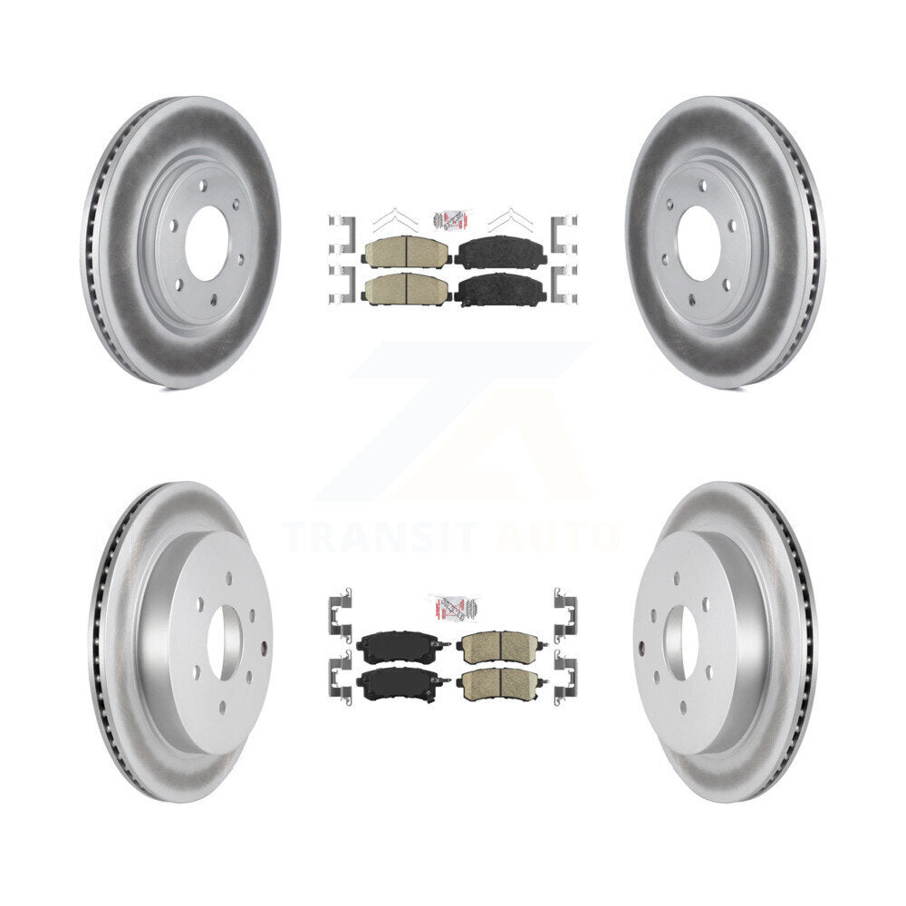 Transit Auto KGA-102649 Disc Brake Kit for 2011-2024 Nissan Armada, INFINITI QX80, INFINITI QX56 - Front and Rear