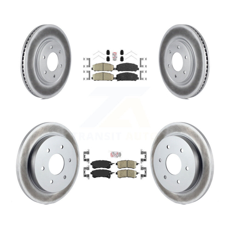 Transit Auto KGA-102650 Disc Brake Kit for 2017-2019 Nissan Armada - Front and Rear