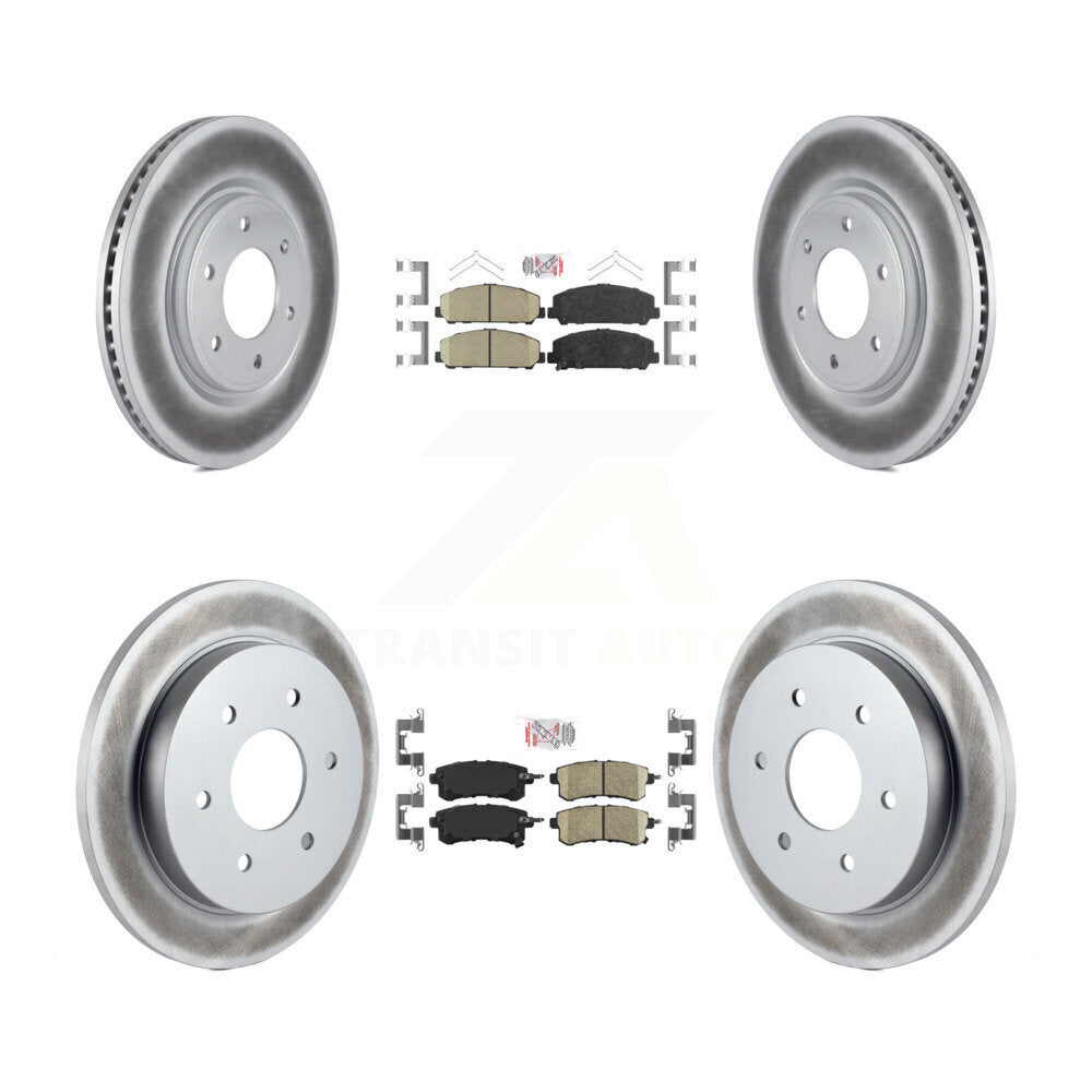 Transit Auto KGA-102651 Disc Brake Kit for 2017-2019 Nissan Armada - Front and Rear