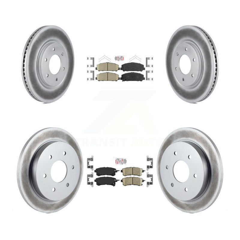 Transit Auto KGA-102651 Disc Brake Kit for 2017-2019 Nissan Armada - Front and Rear