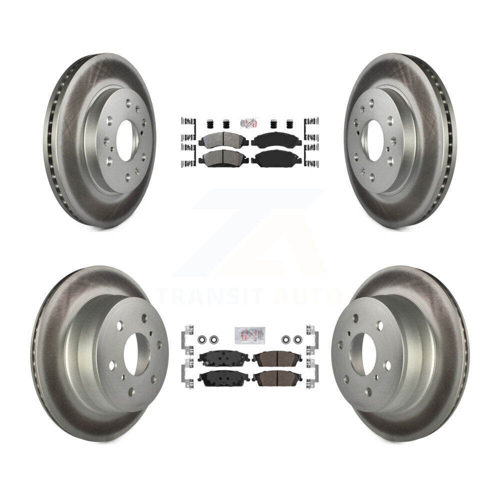 Transit Auto KGA-102661 Disc Brake Kit for 2014-2020 Chevrolet Suburban, Cadillac Escalade and More - Front and Rear