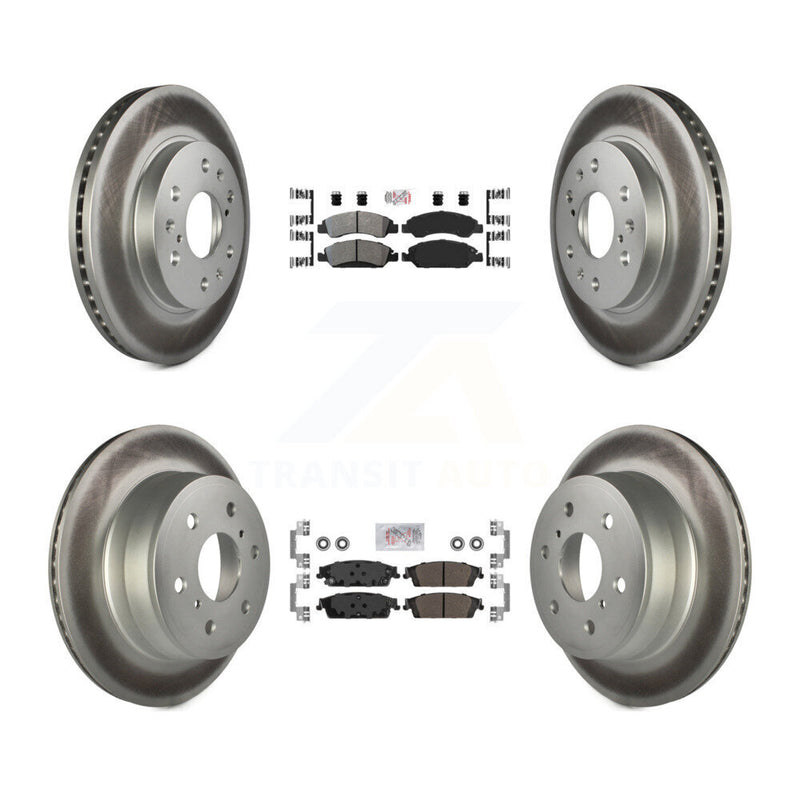 Transit Auto KGA-102661 Disc Brake Kit for 2014-2020 Chevrolet Suburban, Cadillac Escalade and More - Front and Rear