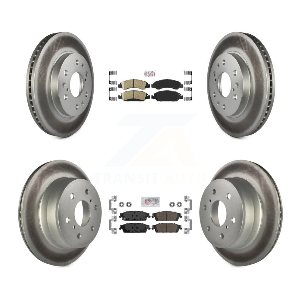 Transit Auto KGA-102662 Disc Brake Kit for 2014-2020 Chevrolet Suburban, Cadillac Escalade and More - Front and Rear