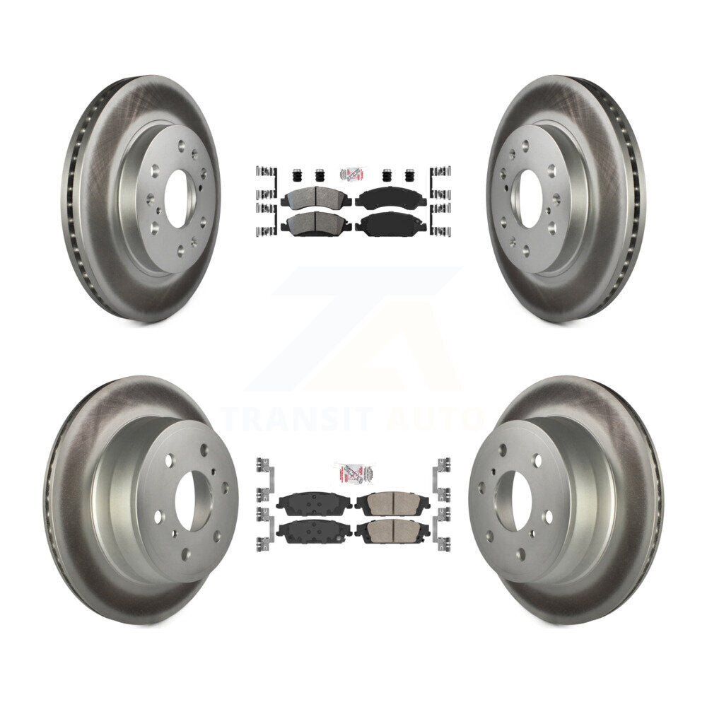 Transit Auto KGA-102664 Disc Brake Kit for 2014-2020 Chevrolet Suburban, Cadillac Escalade and More - Front and Rear