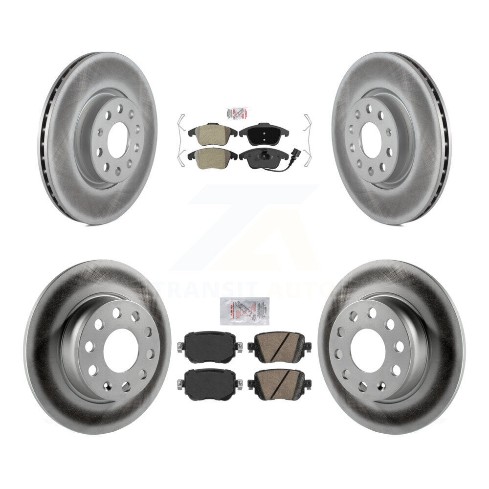Transit Auto KGA-102668 Disc Brake Kit for 2015-2020 Volkswagen Passat - Front and Rear