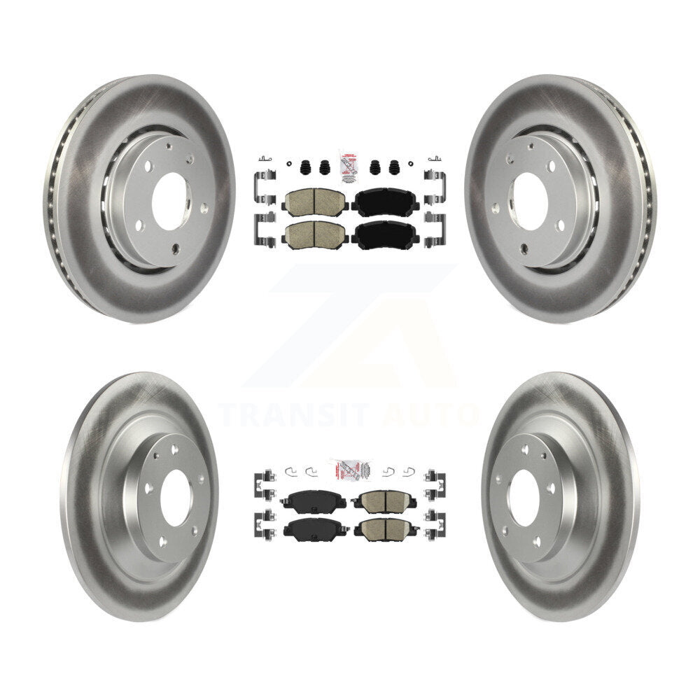 Transit Auto KGA-102669 Disc Brake Kit for 2016-2024 Mazda CX-5 - Front and Rear