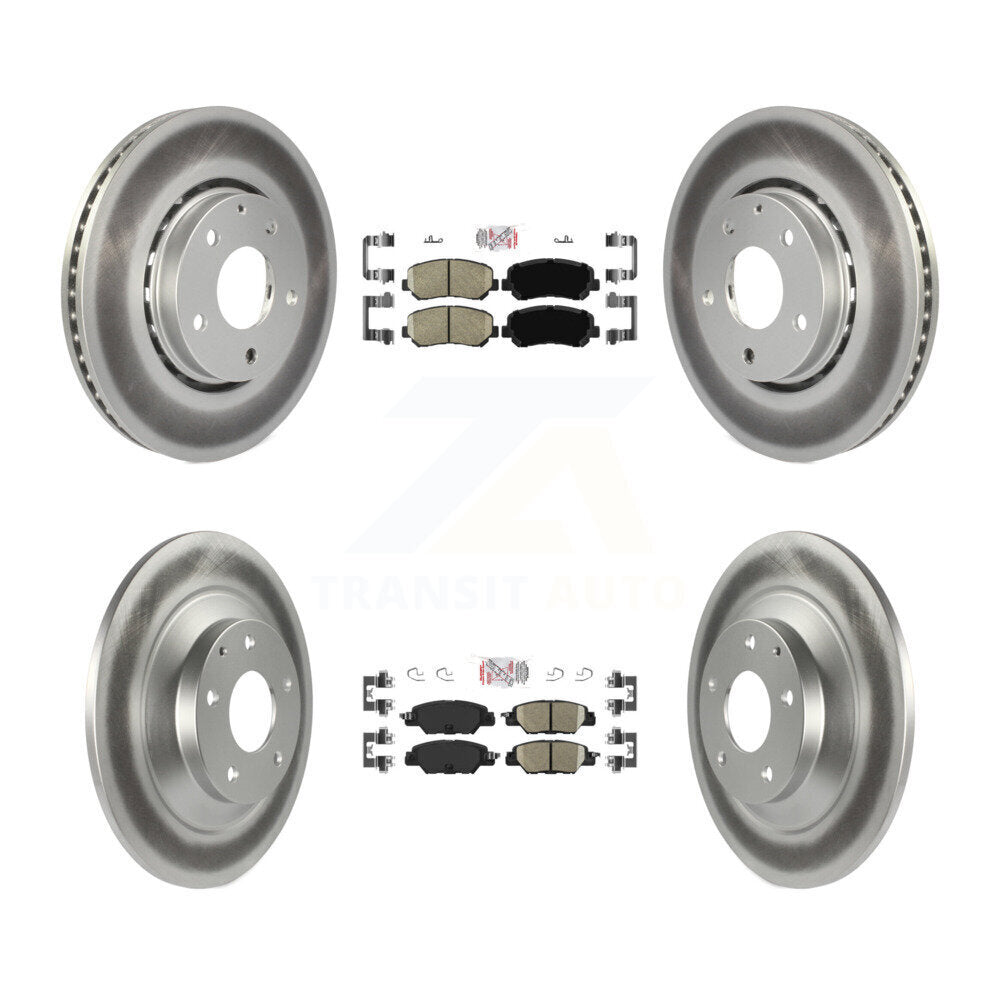 Transit Auto KGA-102670 Disc Brake Kit for 2016-2024 Mazda CX-5 - Front and Rear