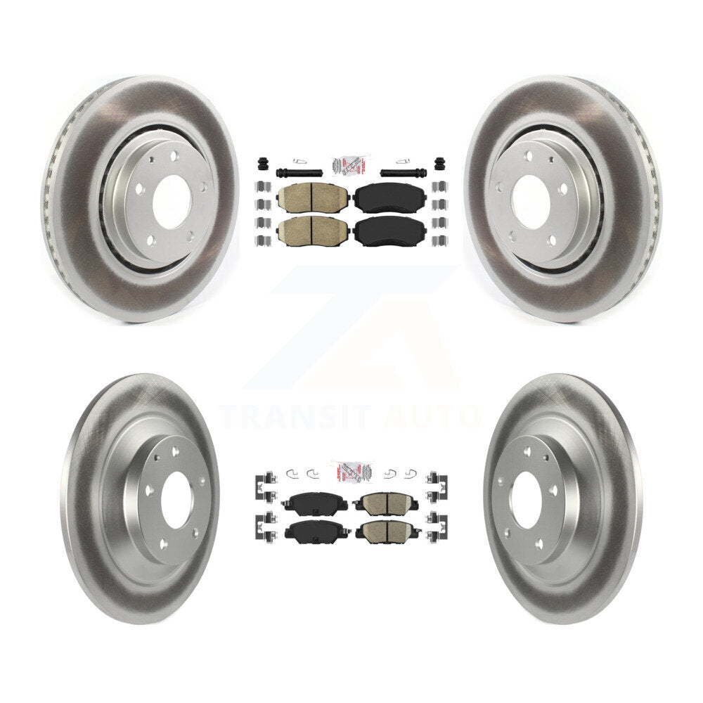 Transit Auto KGA-102671 Disc Brake Kit for 2019-2024 Mazda CX-5 - Front and Rear