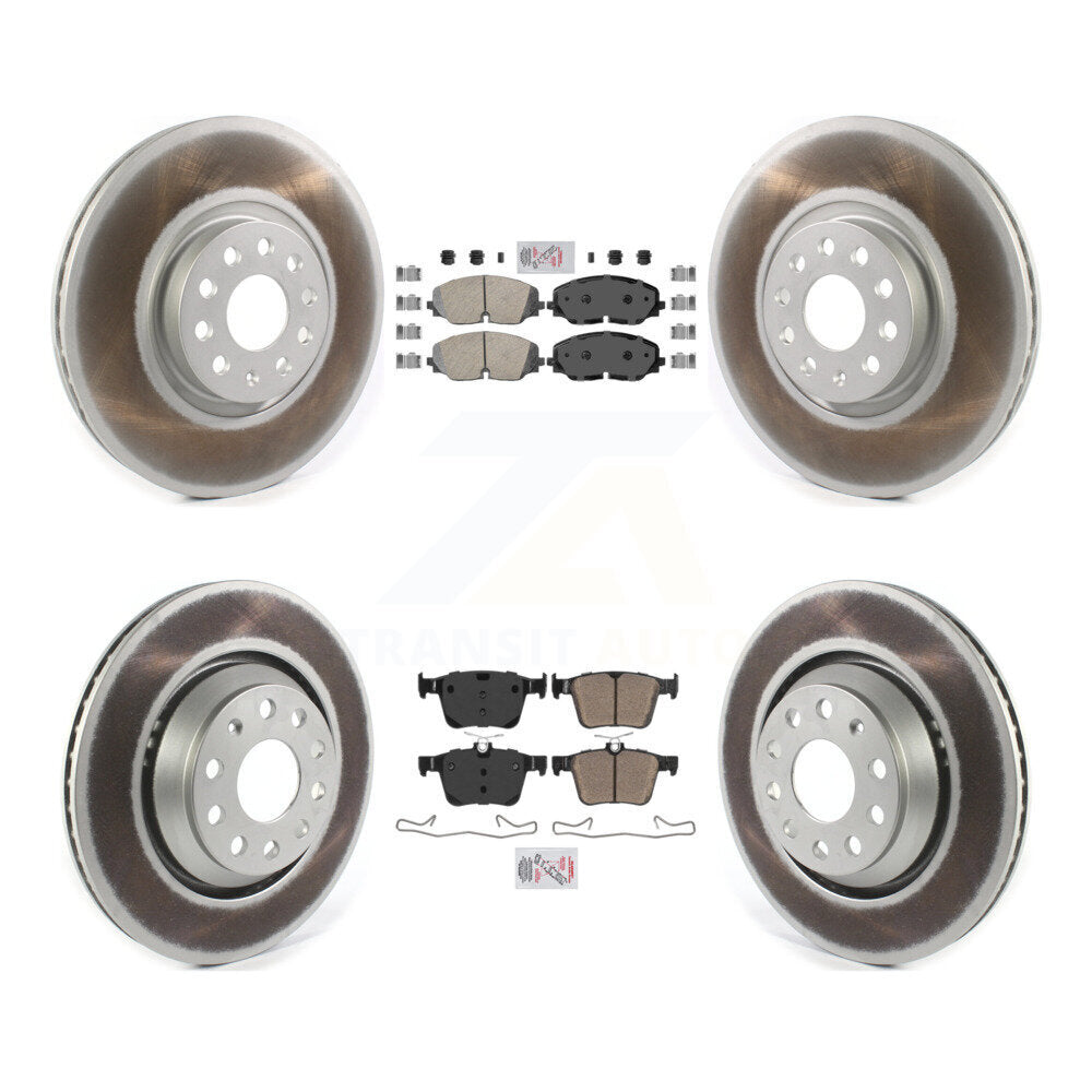 Transit Auto KGA-102676 Disc Brake Kit for 2018-2023 Volkswagen Atlas - Front and Rear