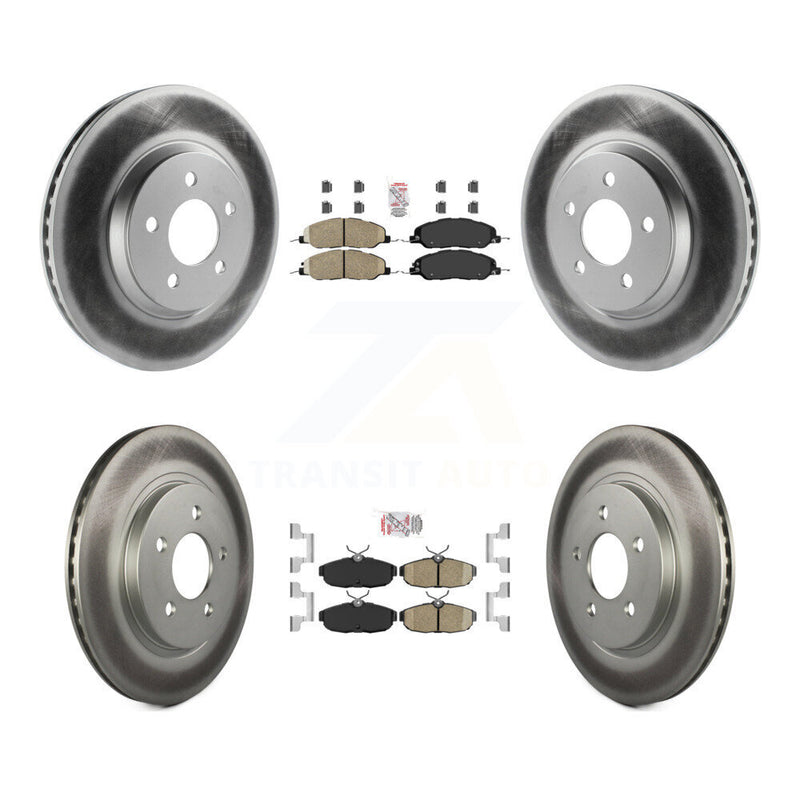 Transit Auto KGA-102678 Disc Brake Kit for 2005-2010 Ford Mustang - Front and Rear
