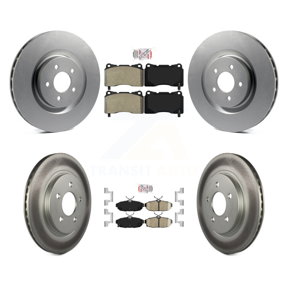Transit Auto KGA-102680 Disc Brake Kit for 2012 Ford Mustang - Front and Rear