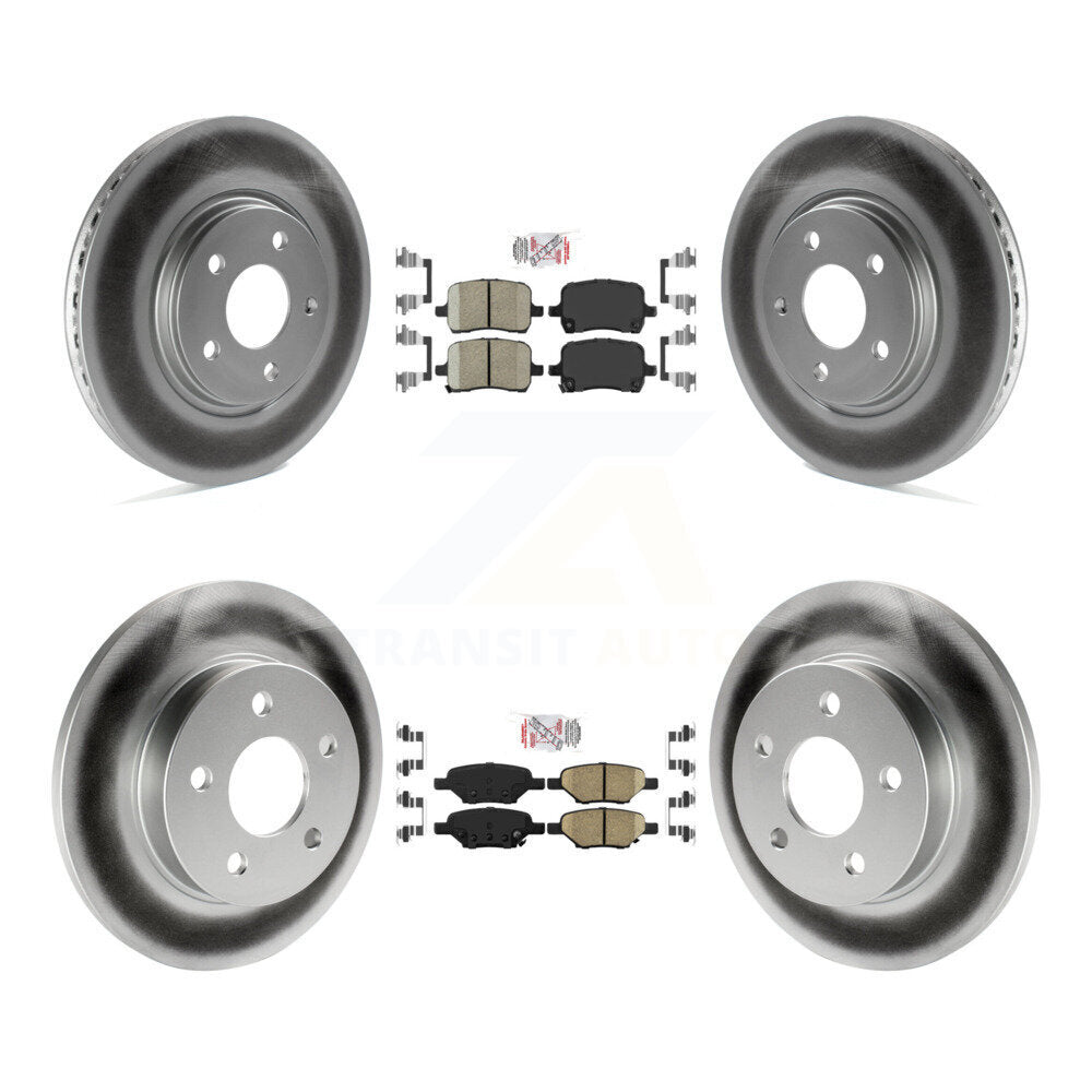 Transit Auto KGA-102681 Disc Brake Kit for 2004-2010 Chevrolet HHR, Pontiac G5 and More - Front and Rear