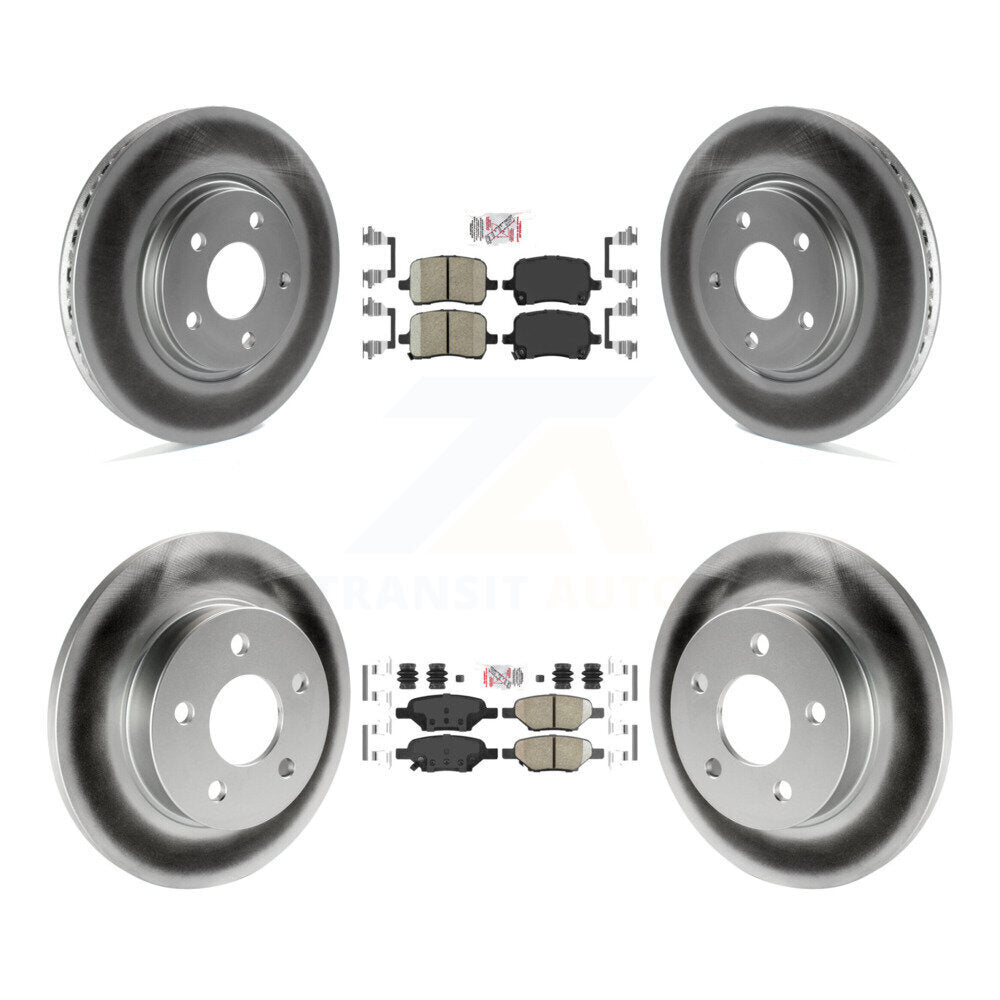 Transit Auto KGA-102682 Disc Brake Kit for 2004-2010 Chevrolet HHR, Pontiac G5 and More - Front and Rear