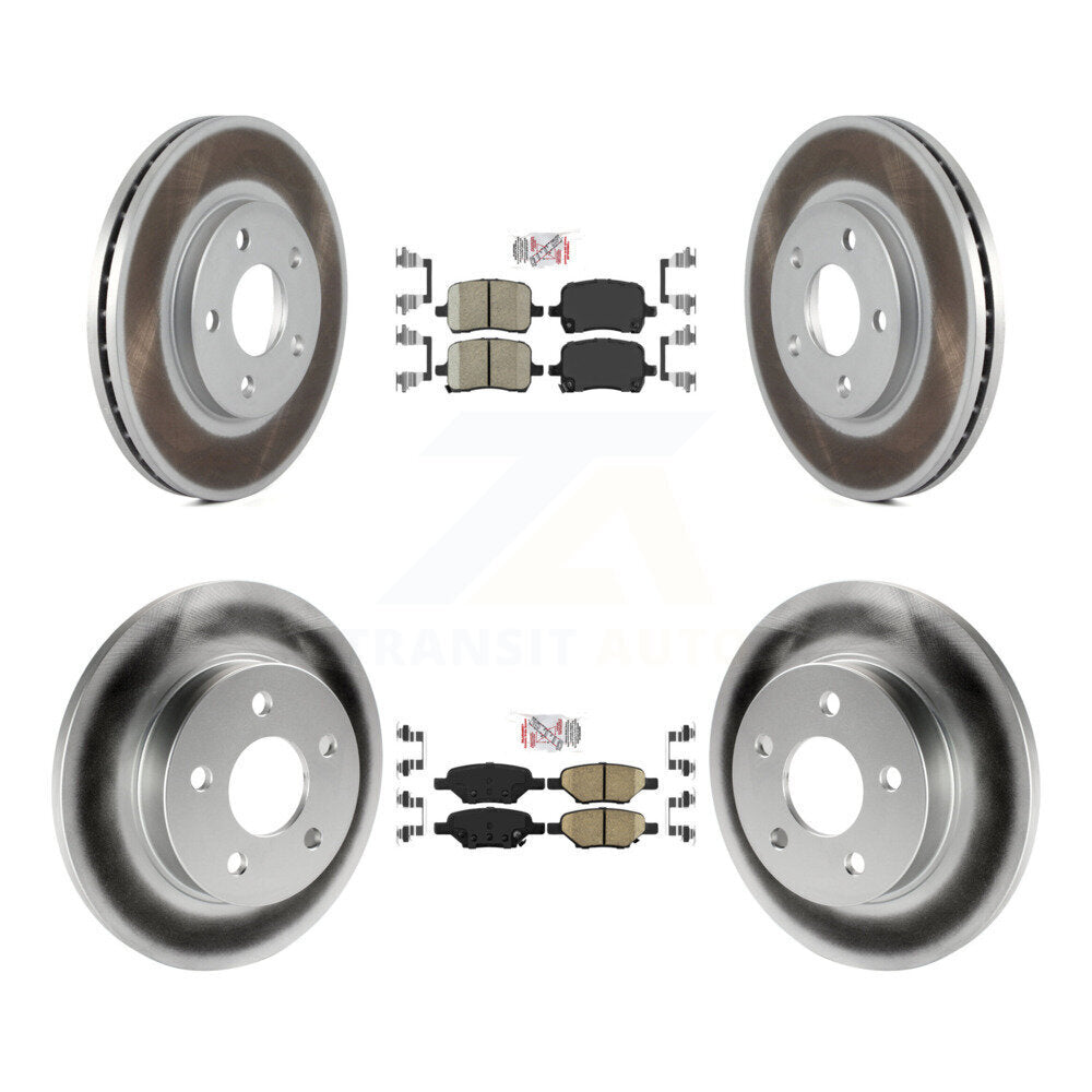 Transit Auto KGA-102683 Disc Brake Kit for 2004-2005 Chevrolet Malibu - Front and Rear