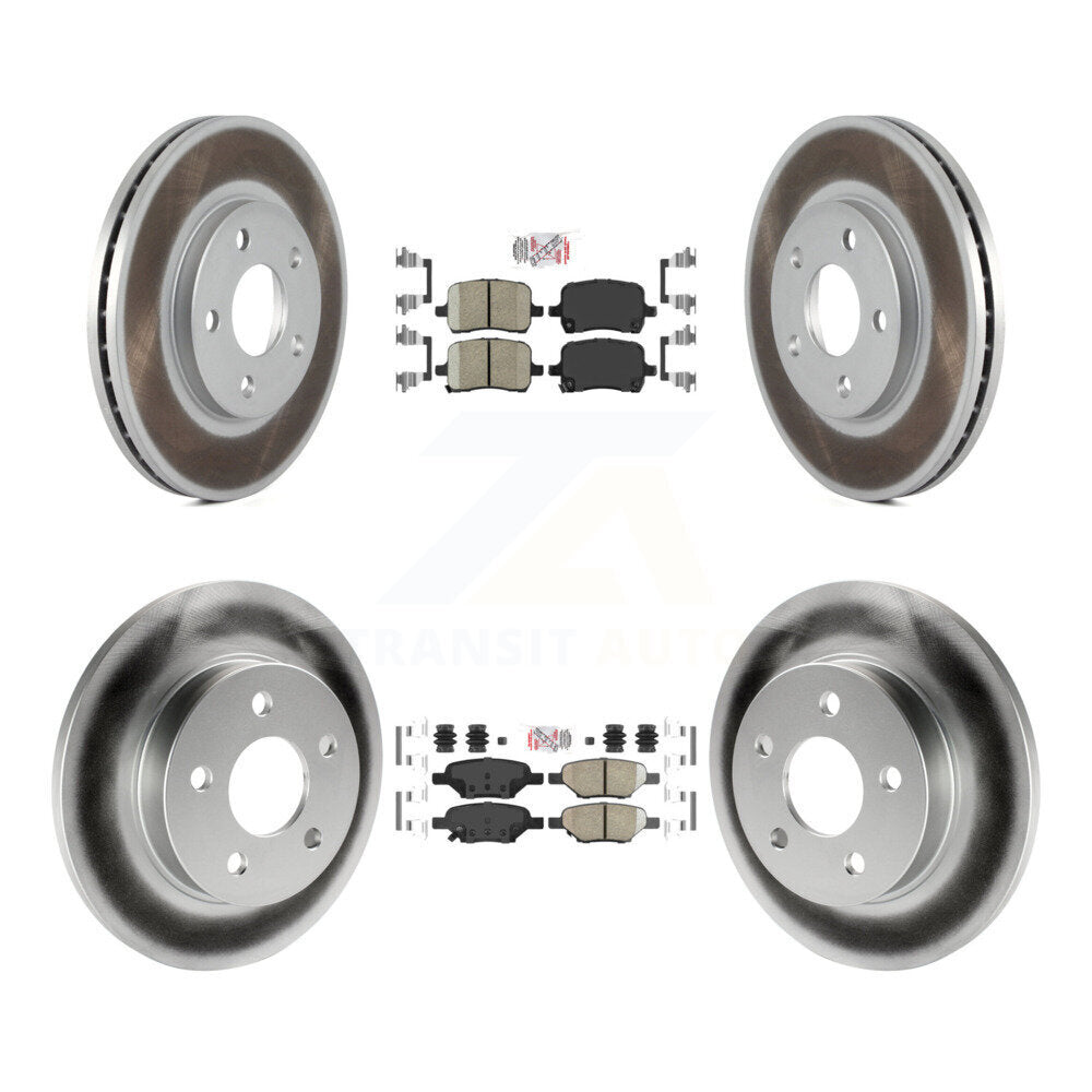Transit Auto KGA-102684 Disc Brake Kit for 2004-2005 Chevrolet Malibu - Front and Rear