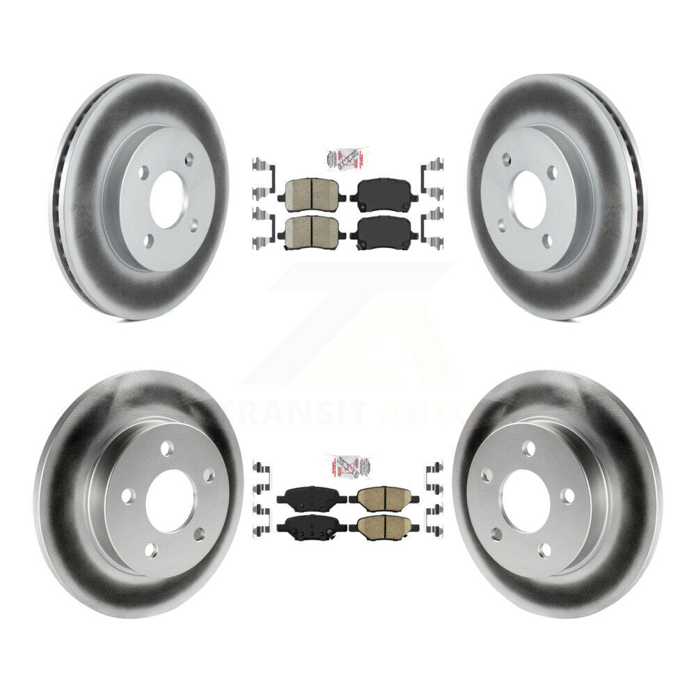 Transit Auto KGA-102686 Disc Brake Kit for 2007-2008 Pontiac G5 - Front and Rear