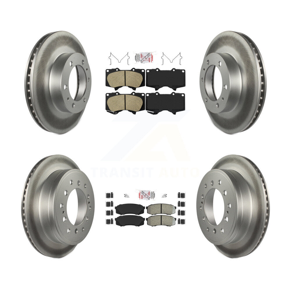 Transit Auto KGA-102707 Disc Brake Kit for 2010-2014 Toyota FJ Cruiser - Front and Rear