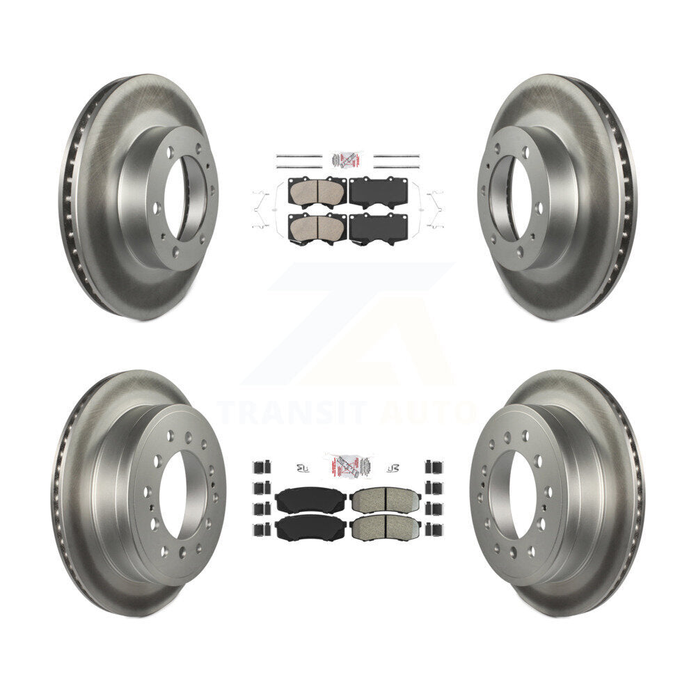 Transit Auto KGA-102708 Disc Brake Kit for 2010-2014 Toyota FJ Cruiser - Front and Rear