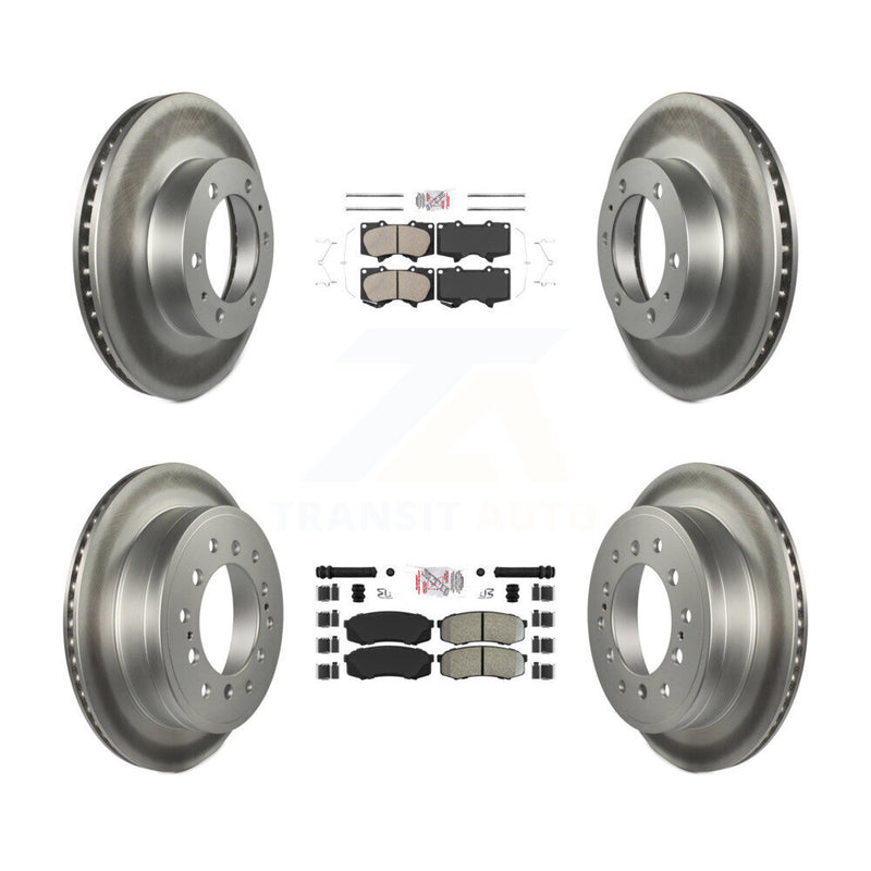 Transit Auto KGA-102710 Disc Brake Kit for 2010-2014 Toyota FJ Cruiser - Front and Rear