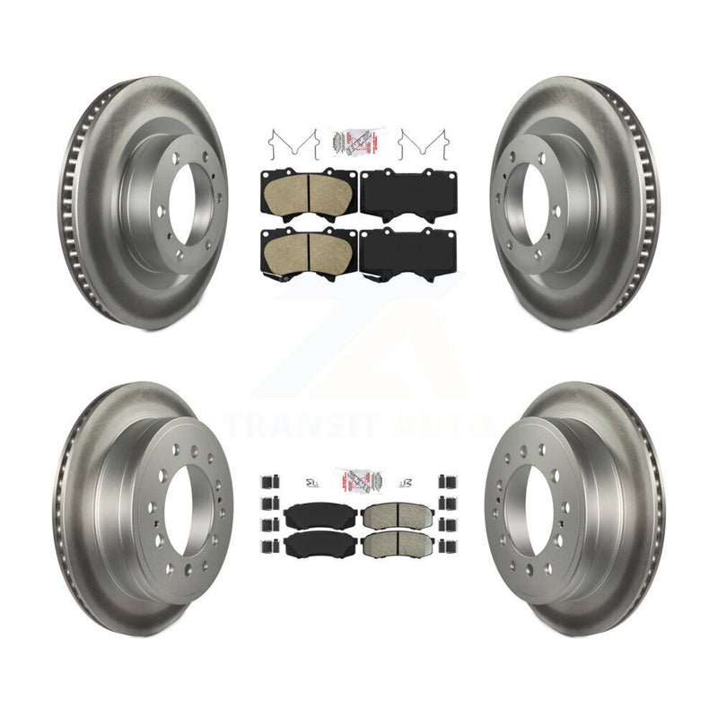 Transit Auto KGA-102711 Disc Brake Kit for 2010-2023 Lexus GX460, Toyota 4Runner - Front and Rear