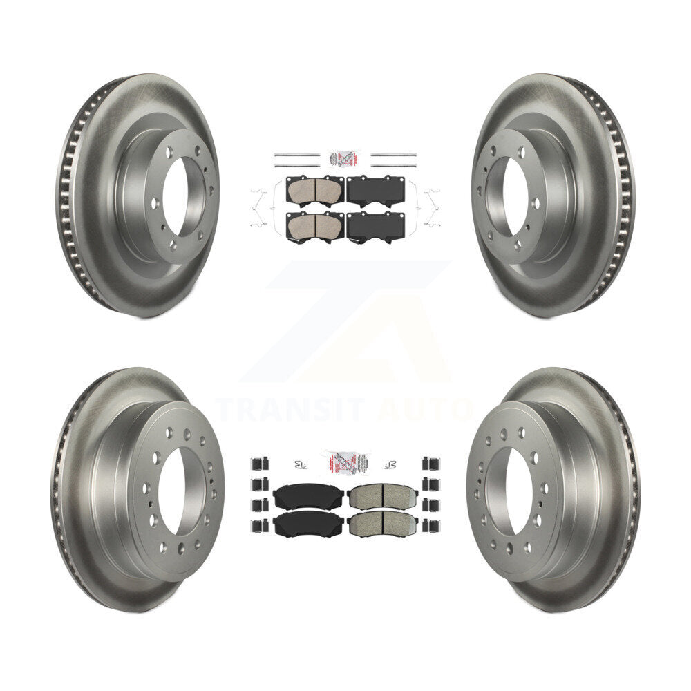 Transit Auto KGA-102712 Disc Brake Kit for 2010-2023 Lexus GX460, Toyota 4Runner - Front and Rear
