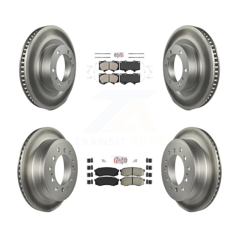 Transit Auto KGA-102712 Disc Brake Kit for 2010-2023 Lexus GX460, Toyota 4Runner - Front and Rear
