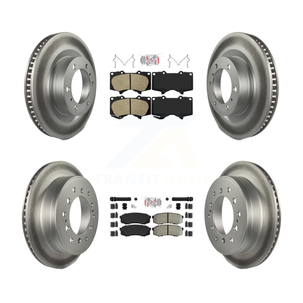 Transit Auto KGA-102713 Disc Brake Kit for 2010-2023 Lexus GX460, Toyota 4Runner - Front and Rear