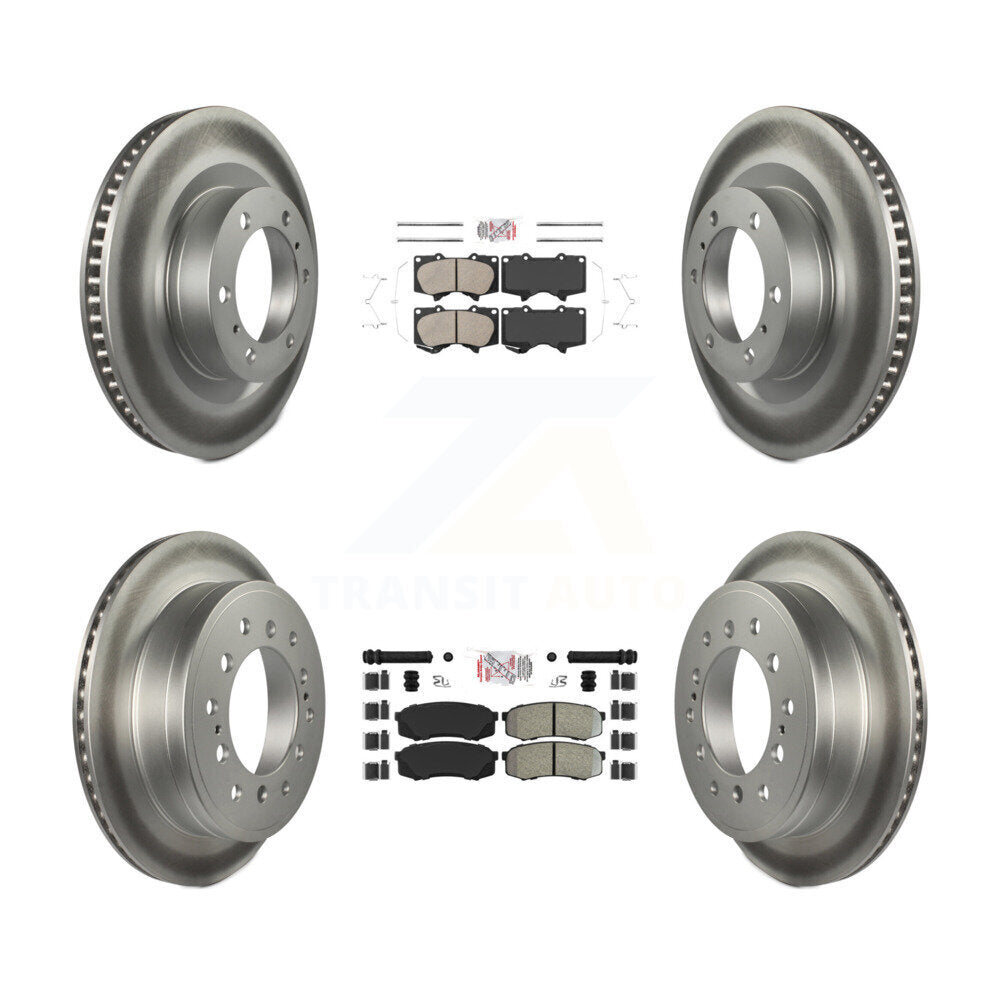 Transit Auto KGA-102714 Disc Brake Kit for 2010-2023 Lexus GX460, Toyota 4Runner - Front and Rear