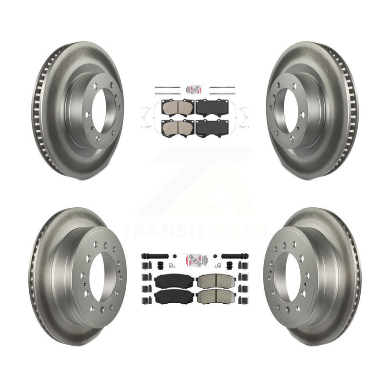 Transit Auto KGA-102714 Disc Brake Kit for 2010-2023 Lexus GX460, Toyota 4Runner - Front and Rear