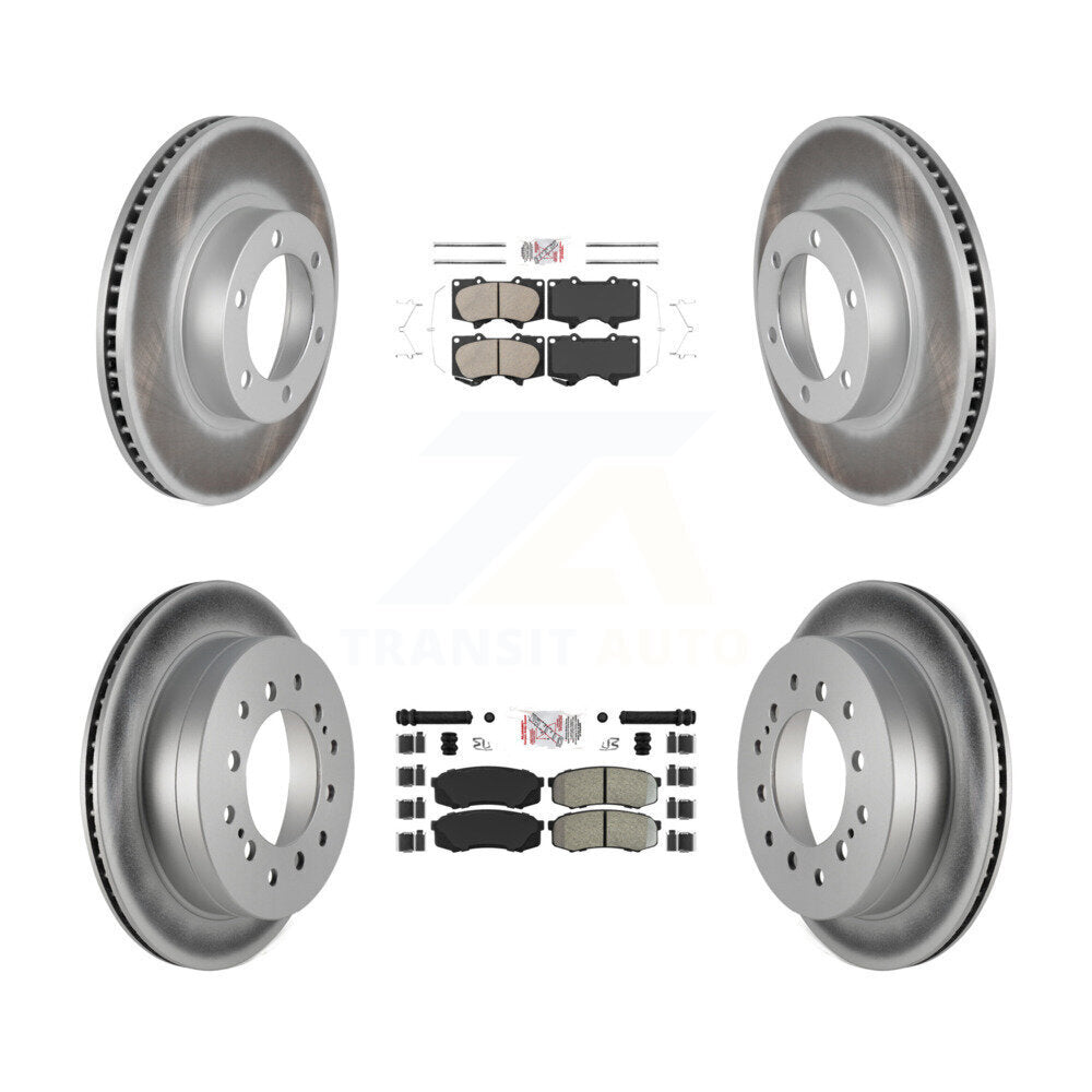 Transit Auto KGA-102718 Disc Brake Kit for 2003-2009 Toyota 4Runner, Lexus GX470 - Front and Rear