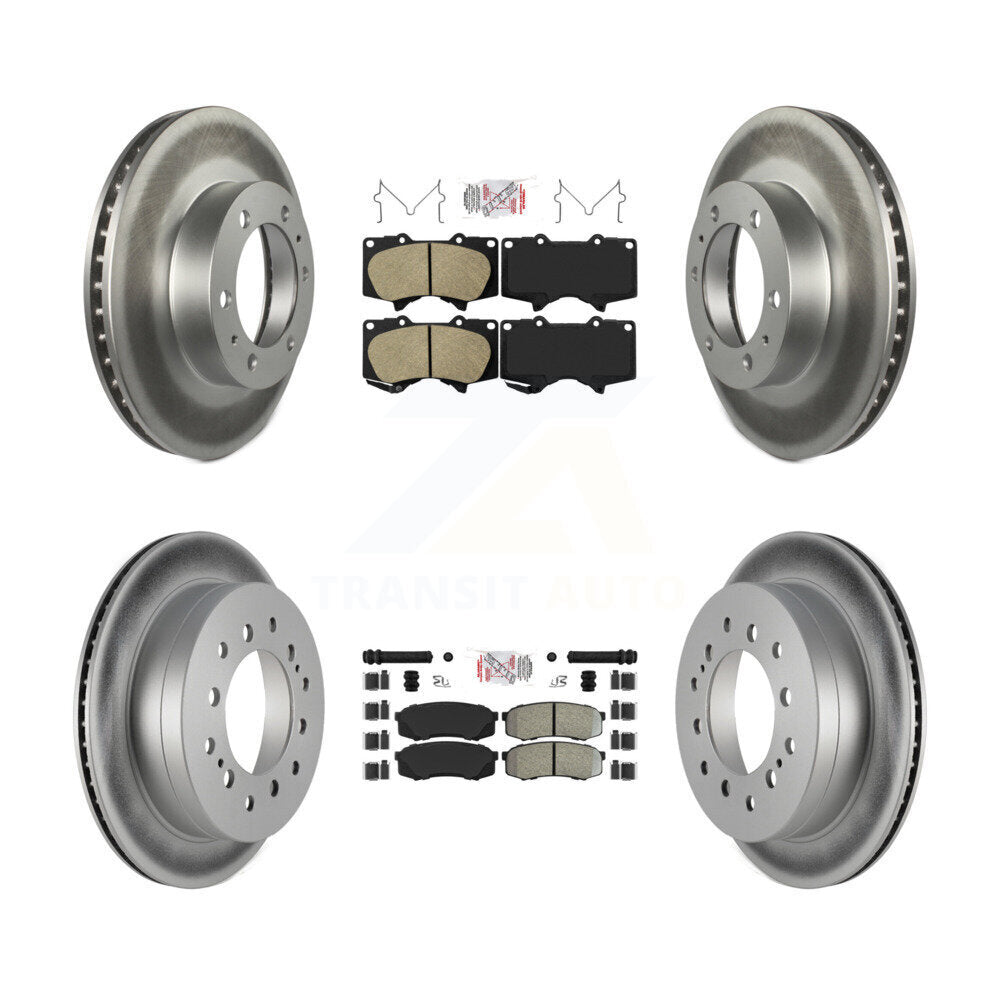 Transit Auto KGA-102725 Disc Brake Kit for 2003-2009 Toyota FJ Cruiser, Toyota 4Runner - Front and Rear