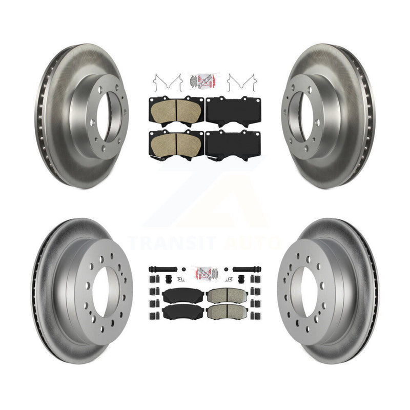 Transit Auto KGA-102725 Disc Brake Kit for 2003-2009 Toyota FJ Cruiser, Toyota 4Runner - Front and Rear