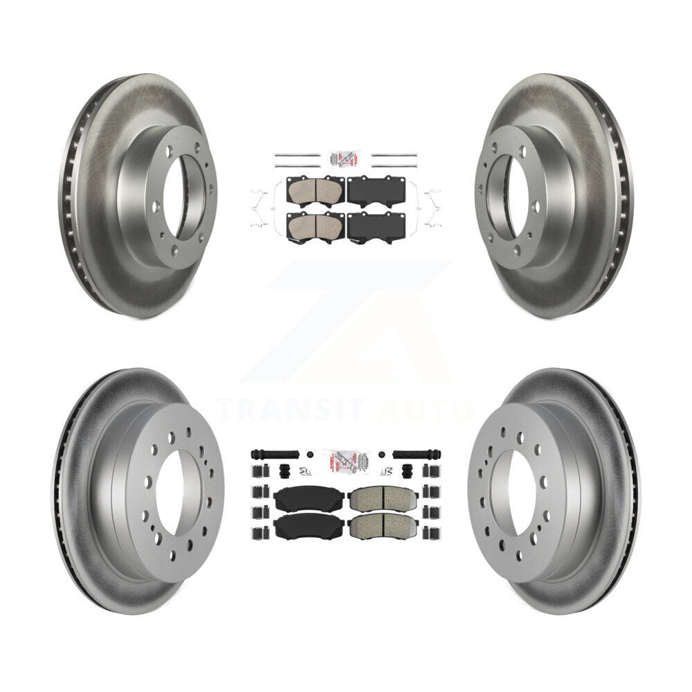 Transit Auto KGA-102726 Disc Brake Kit for 2003-2009 Toyota FJ Cruiser, Toyota 4Runner - Front and Rear