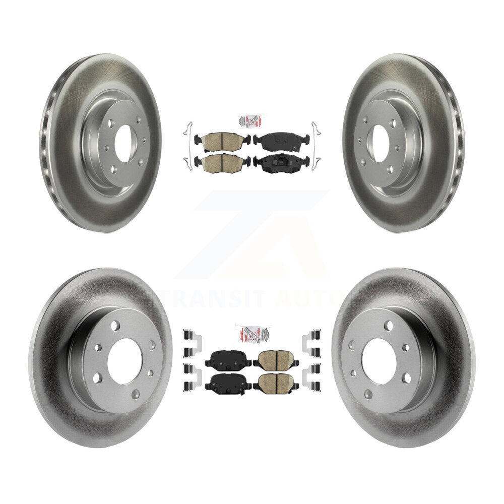 Transit Auto KGA-102729 Disc Brake Kit for 2018-2019 Fiat 500 - Front and Rear